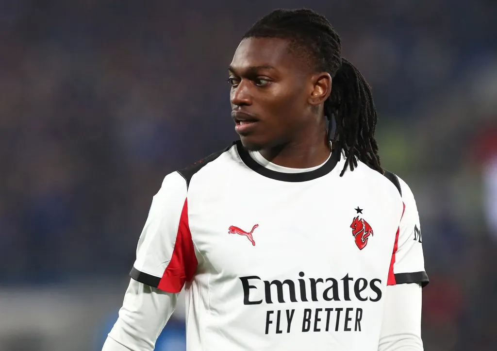 Rafael Leão pelo Milan. (Foto:, Marco Luzzani/Getty Images)