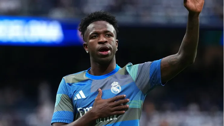 Vinícius Júnior se aproxima de saída do Real Madrid e prioriza acerto com o PSG. (Foto: Angel Martinez/Getty Images)