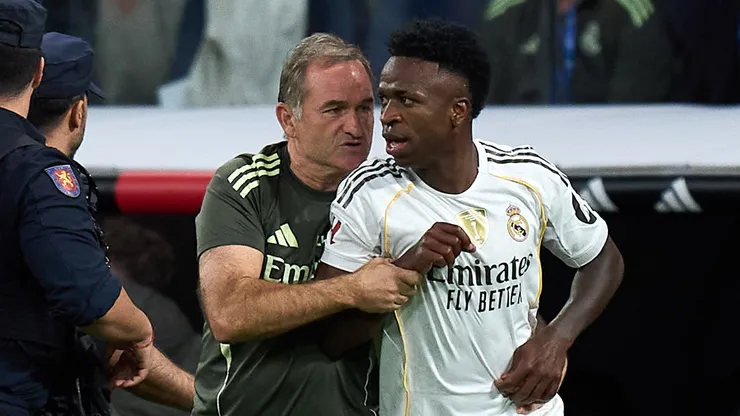 Vinicius Junior após briga no El Clásico. Foto: Angel Martinez/Getty Images)