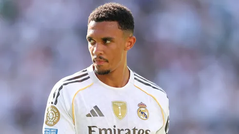 Trent Alexander-Arnold pelo Real Madrid. (Foto: Luke Hales/Getty Images)