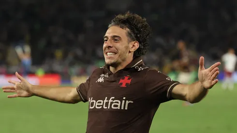 Nuno Moreira comemora gol pelo Vasco (Photo by Wagner Meier/Getty Images)