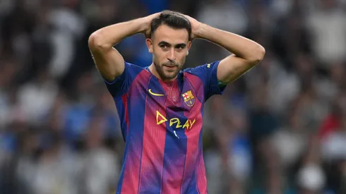 Depois do empate por 3 a 3 contra o Club Brugge, Eric García reconheceu que o Barcelona falhou na defesa e cobrou mais responsabilidade coletiva na marcação. (Foto: David Ramos/Getty Images)