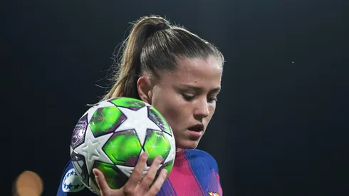 Cláudia Pina pelo Barcelona (Photo by Alex Caparros/Getty Images)