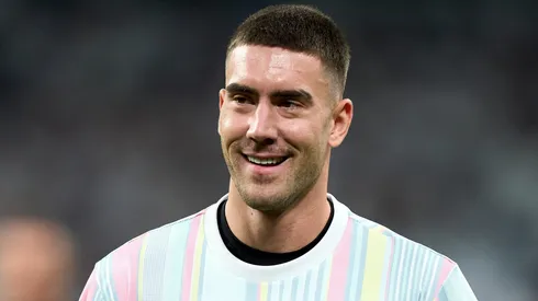 Dusan Vlahovic, centroavante da Juventus, chama atenção de Chelsea e Barcelona. (Foto: Angel Martinez/Getty Images)