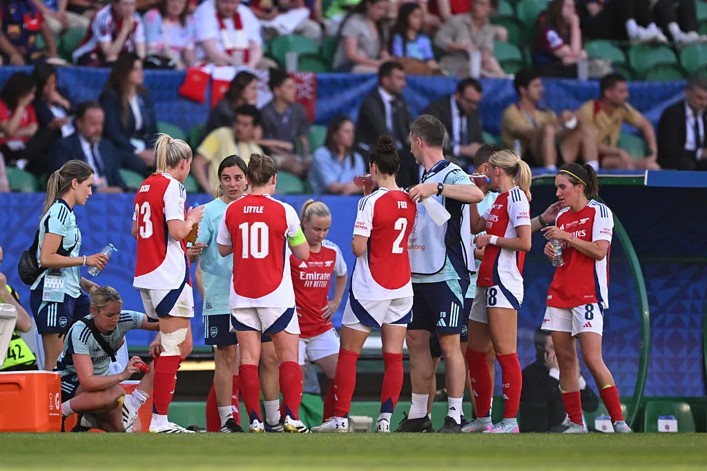 Renée Slegers foi uma dos pilares do título do Arsenal na Liga dos Campeões Feminina -Foto: David Ramos/Getty Images