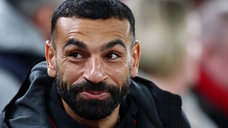 Mohamed Salah em ação pelo Liverpool.