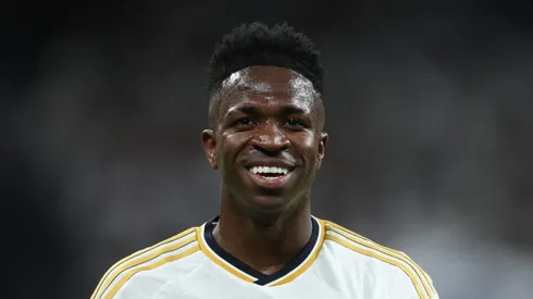Vinicius Júnior pelo Real Madrid. Foto: Clive Brunskill/Getty Images