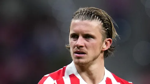 Gallagher pelo Atlético de Madrid. Foto: Aitor Alcalde/Getty Imagens