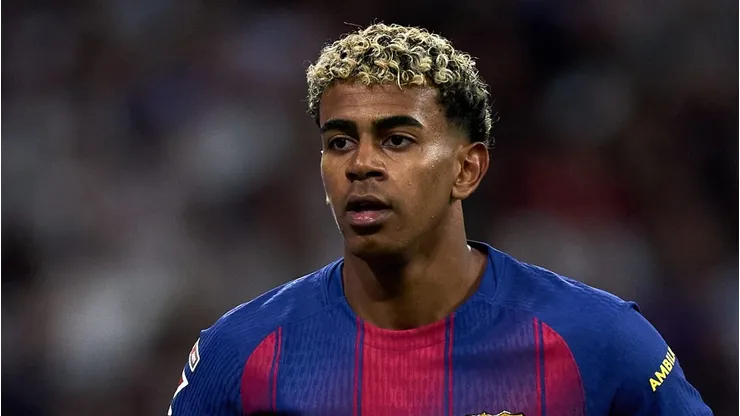 Lamine Yamal pelo Barcelona. Foto: Angel Martinez/Getty Images