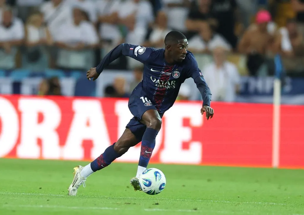 Dembélé vem entrando aos poucos neste início de temporada (Foto: Claudio Villa/Getty Images)