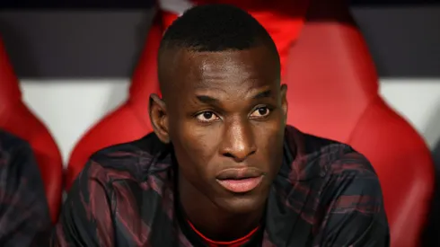 Nicolas Jackson em jogo do Bayern de Munique. Foto: Alex Grimm