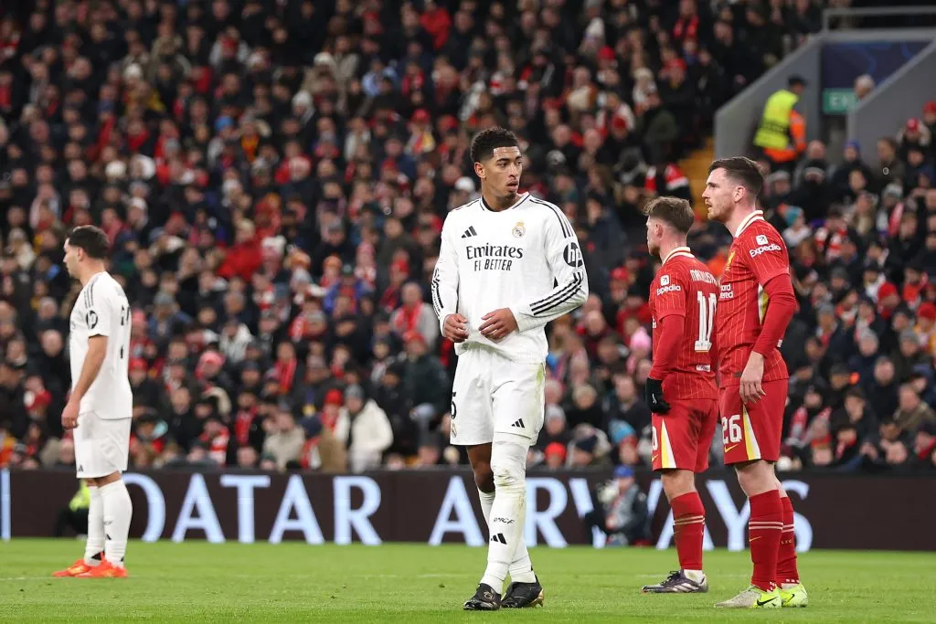 Liverpool x Real Madrid. Foto: Jan Kruger/Getty Images for Qatar Airways