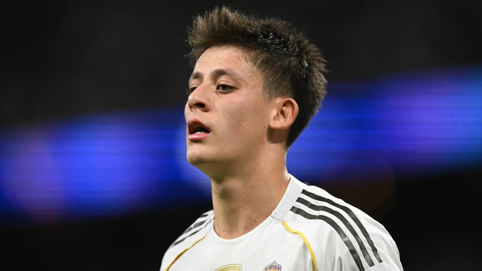 Arda Güler durante partida do Real Madrid