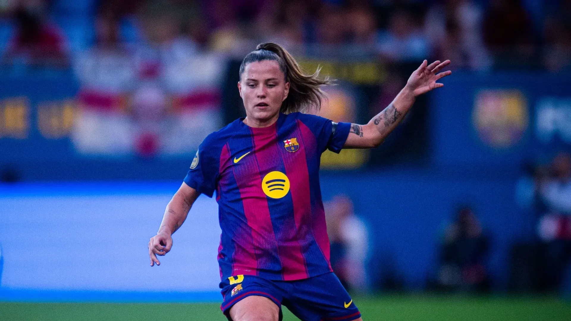 Cláudia Pina, do Barcelona