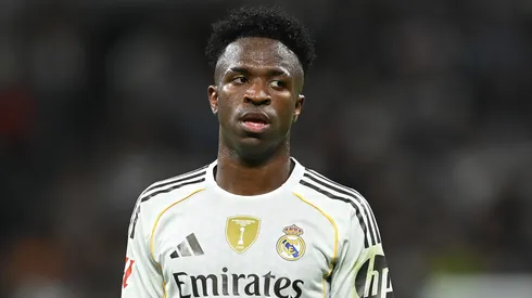 Vinicius Junior em jogo do Real Madrid. (Foto: Denis Doyle/Getty Images)