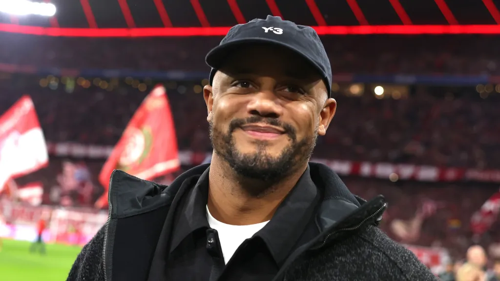 Vincent Kompany, atual técnico do Bayern. Foto: Alexander Hassenstein/Getty Images