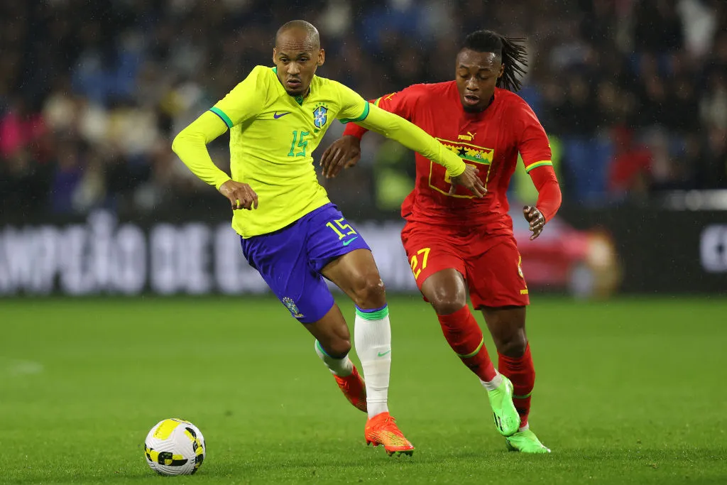 Fabinho pela Seleção Brasileira. (Foto: Dean Mouhtaropoulos/Getty Images)