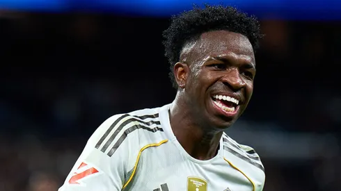 Vini Jr. em ação pelo Real Madrid.