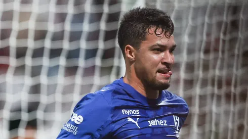 Marcos Leonardo pelo Al-Hilal. Foto: Yasser Bakhsh/Getty Images