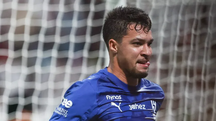 Marcos Leonardo pelo Al-Hilal. Foto: Yasser Bakhsh/Getty Images