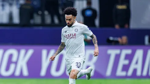 O meia Claudinho em ação pelo Al-Sadd (Abdullah Ahmed/Getty Images)