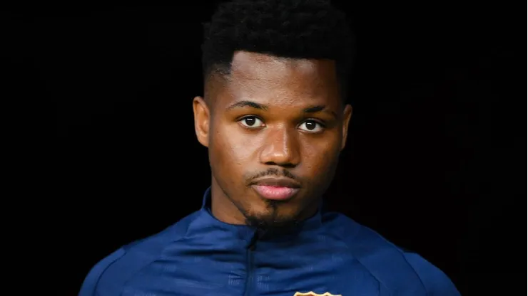 Ansu Fati pelo Barcelona. Foto: David Ramos/Getty Images