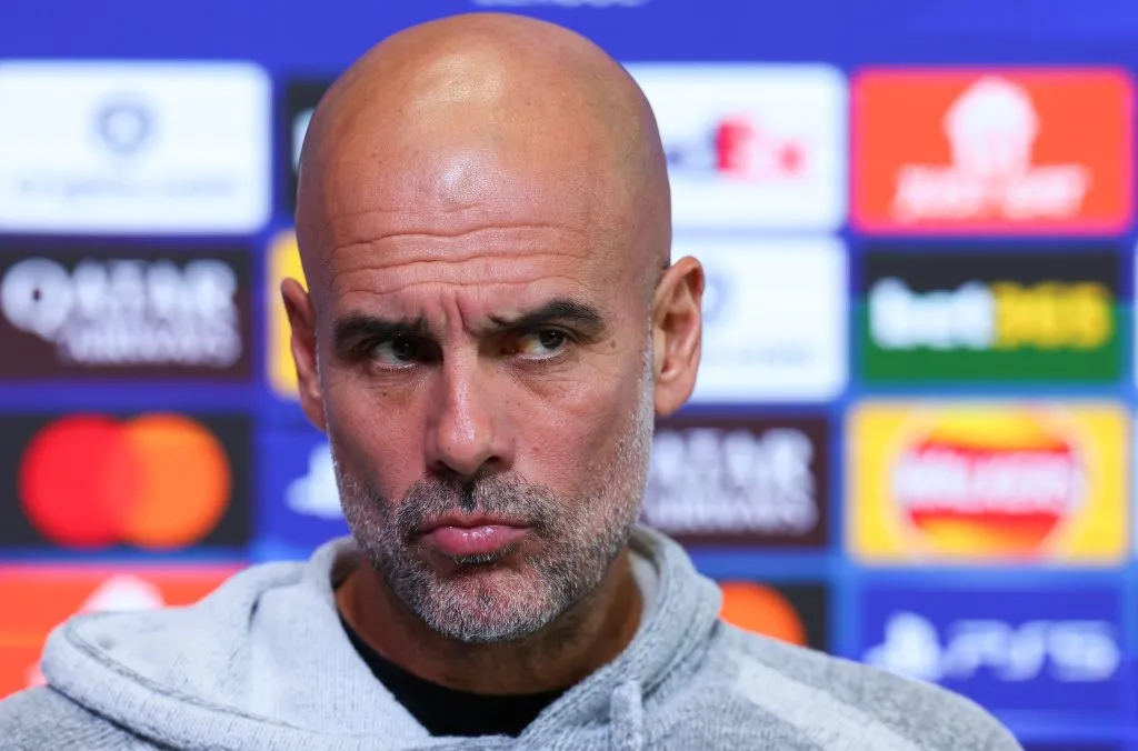 Guardiola, técnico do Manchester City. Foto: Molly Darlington/Getty Images