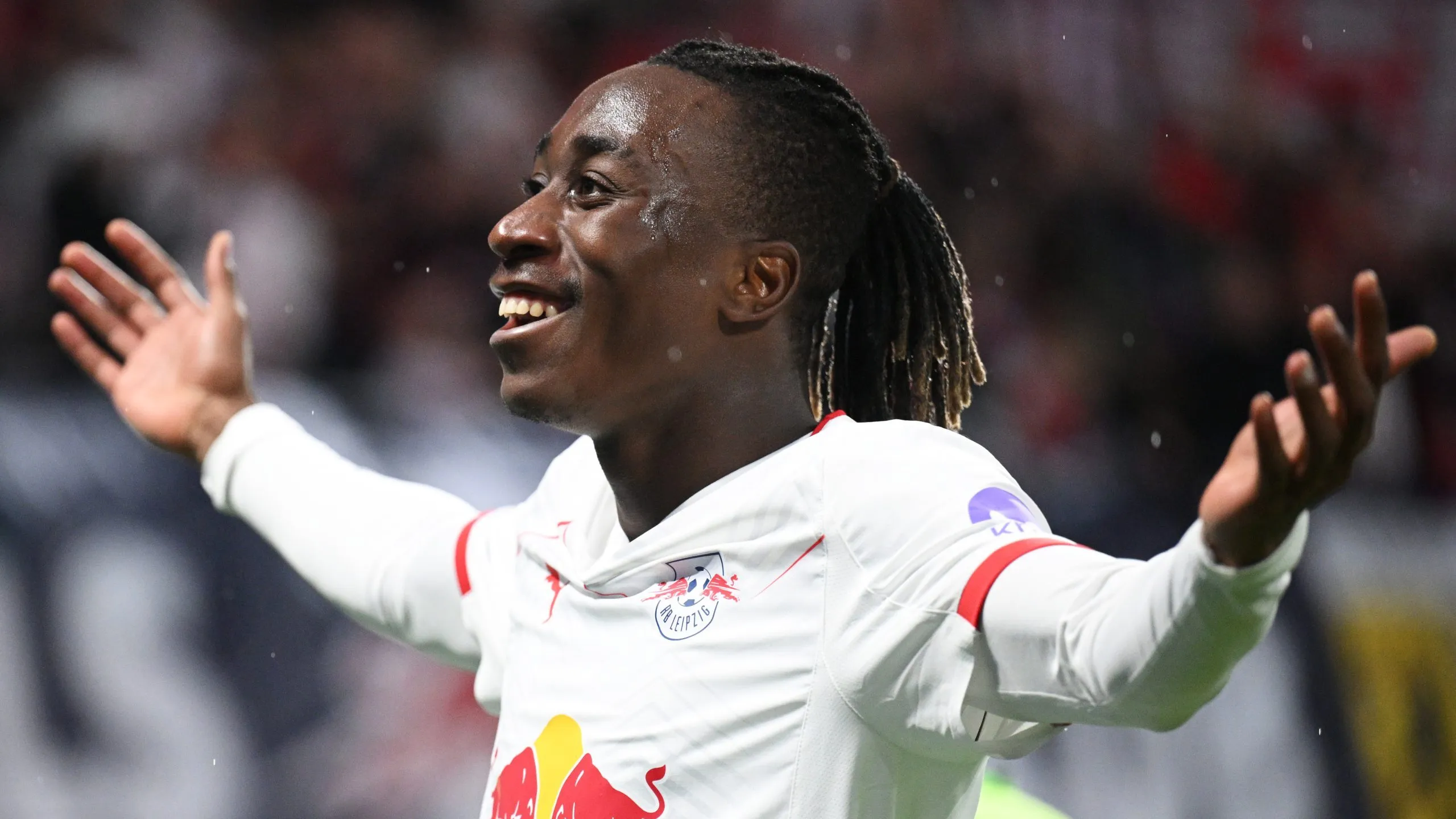 Yan Diomande está na mira do Manchester United. Foto: Stuart Franklin/Getty Images