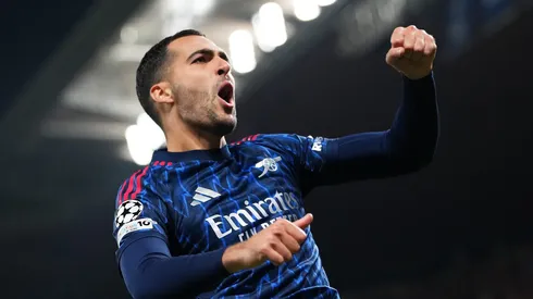 Mikel Merino marcou dois gols na vitória do Arsenal fora de casa