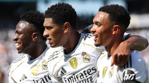 Jude Bellingham defende Arnold após vaias da torcida do Liverpool. (Photo by Francois Nel/Getty Images)