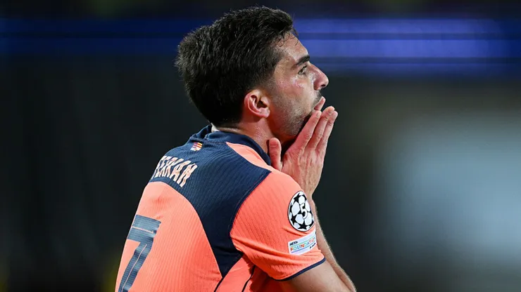 Ferrán Torres em ação pelo Barcelona