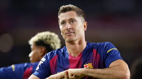 Robert Lewandowski é artilheiro do Barcelona (Foto: Judit Cartiel/Getty Images)