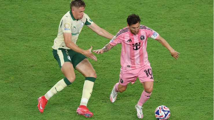 Messi no duelo Inter Miami x Palmeiras
