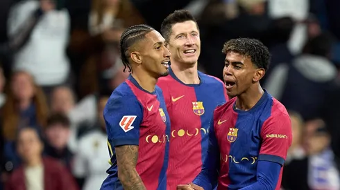 Trio do Barcelona em campo (Foto: Angel Martinez/Getty Images)