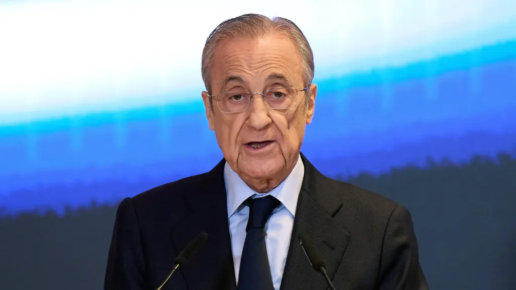 Florentino Pérez faz declaração como presidente do Real Madrid 