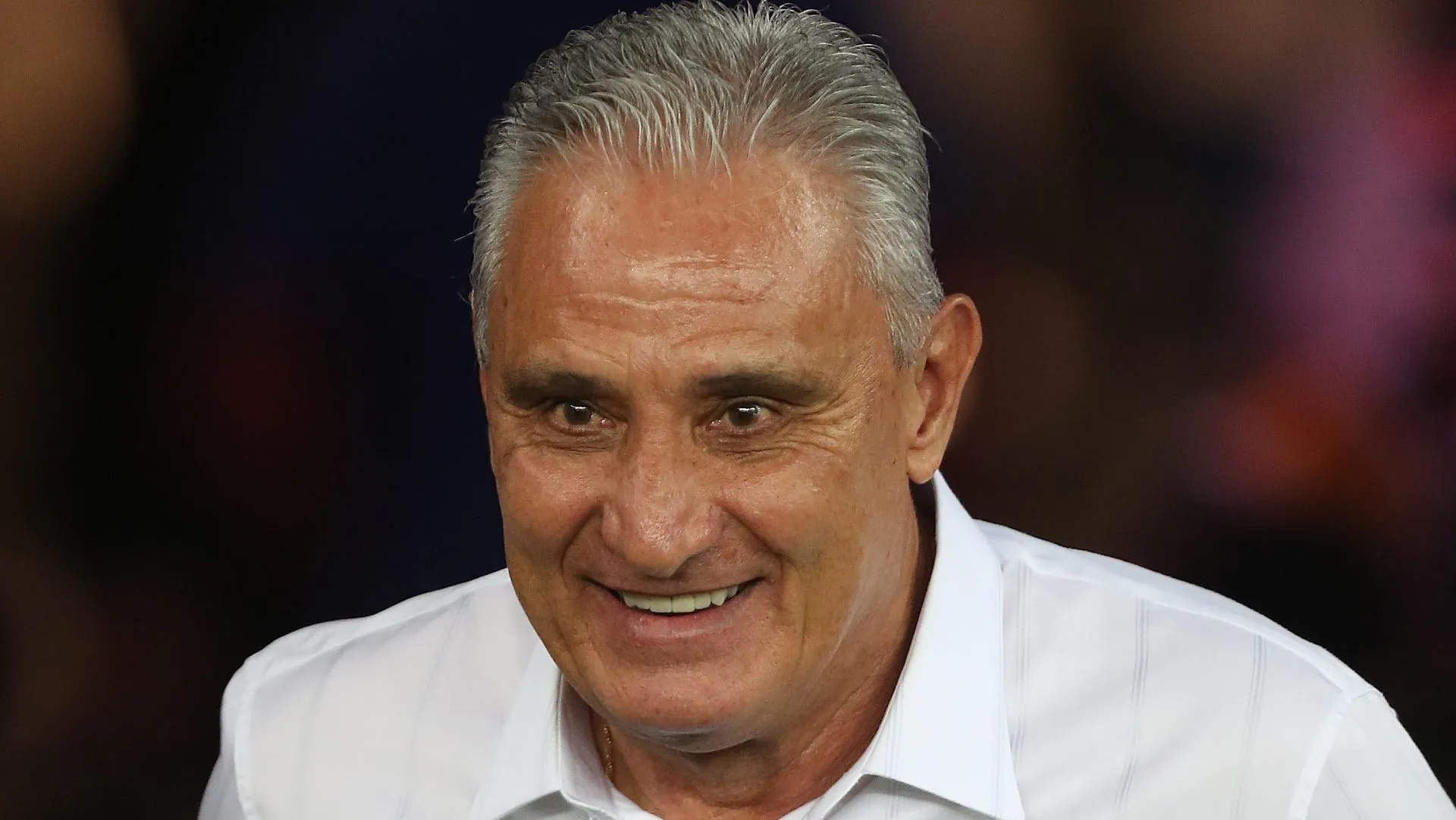 Tite durante uma partida do Flamengo
