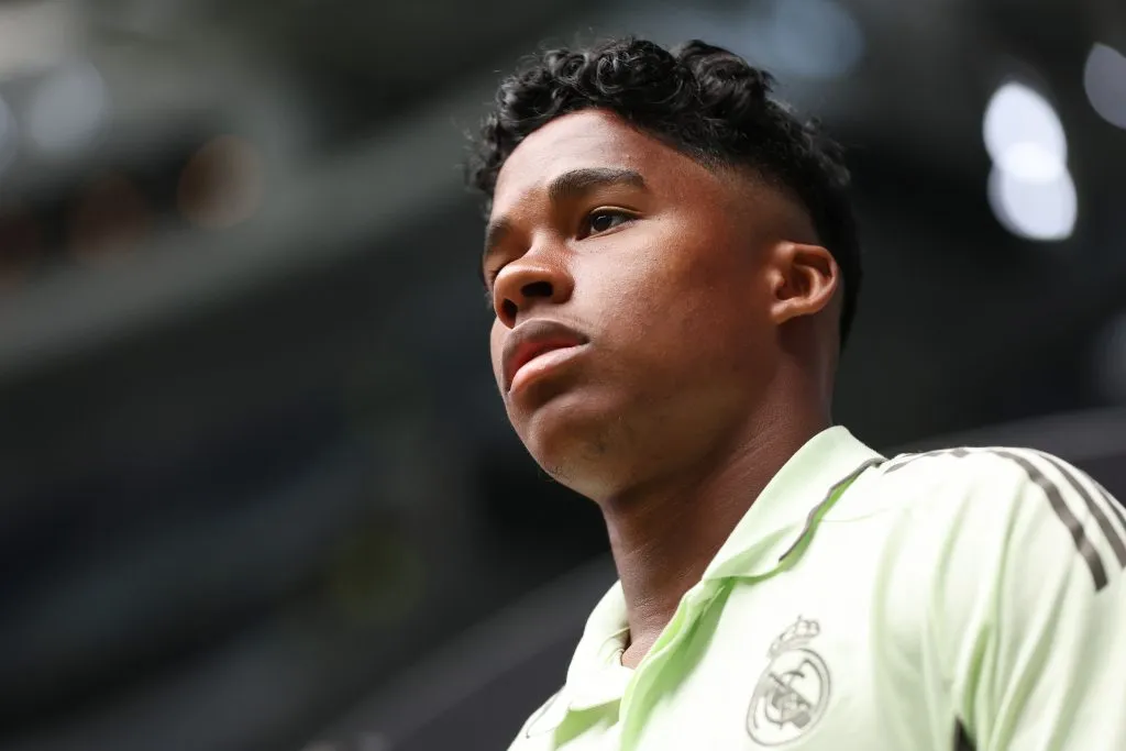 Endrick pode ter o Chelsea como destino. Foto: Florencia Tan Jun/Getty Images