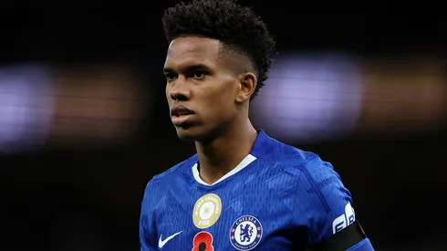 Estêvão, jogador do Chelsea. Maresca disse que ele está pronto para iniciar partidas, mas que vem reclamando do clima frior na Inglaterra e que o clube está fazendo o melhor para a adaptação (Foto: Justin Setterfield/Getty Images)