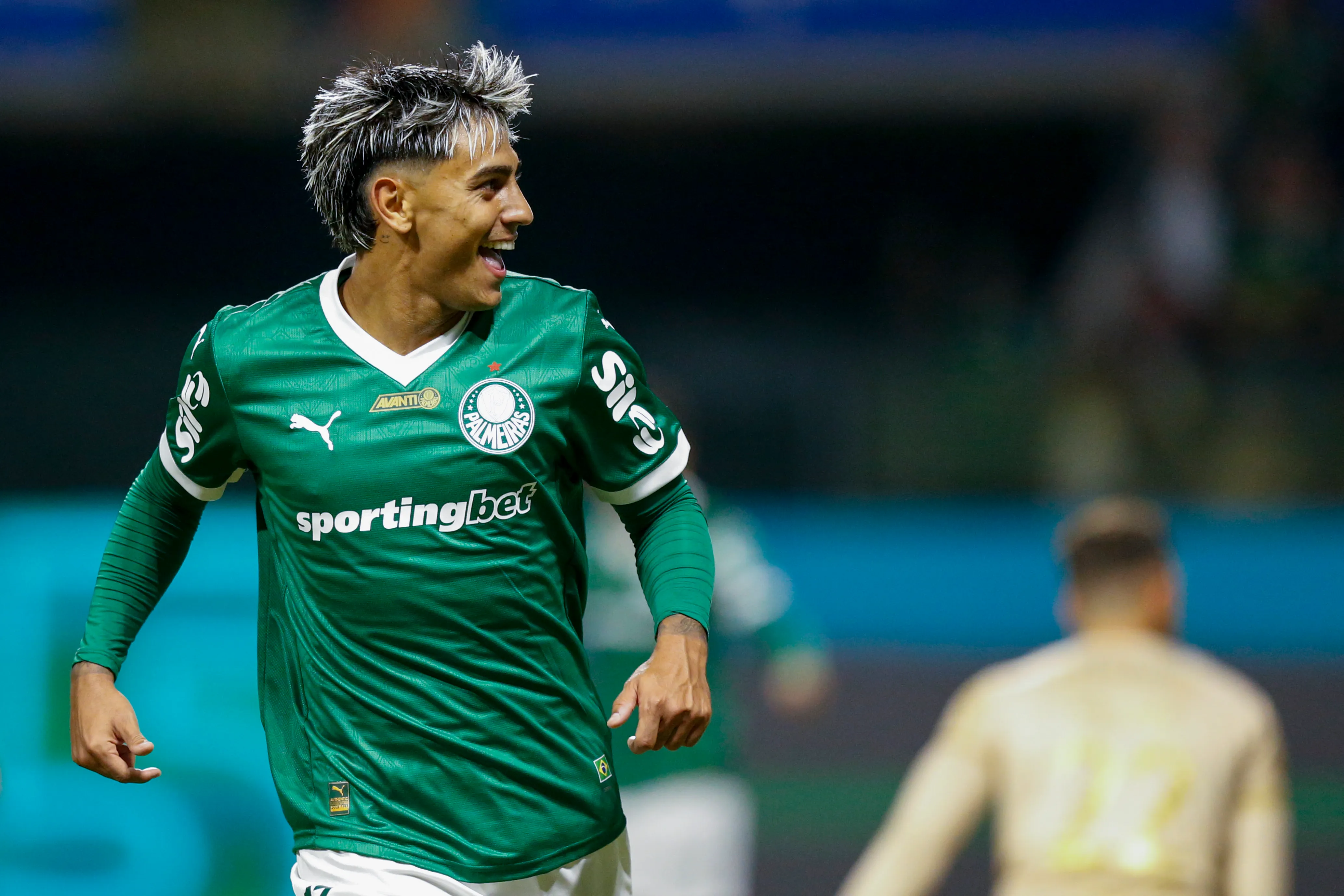 Facundo Torres em ação pelo Palmeiras. (Foto: Miguel Schincariol/Getty Images)