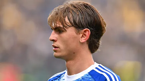 Real Madrid acompanha de perto Nico Paz e Jacobo Ramón, emprestados ao Como, e Xabi Alonso se encanta com a evolução das joias. (Photo by Alessandro Sabattini/Getty Images)