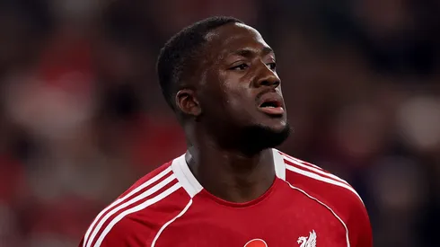 Konaté pelo Liverpool. Foto: Carl Recine/Getty Images