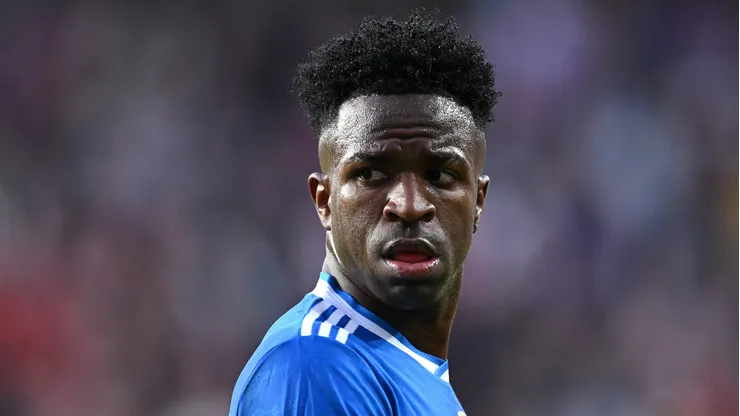Vinicius Jr pelo Real Madrid. Foto: Denis Doyle/Getty Images