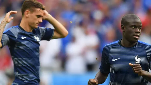 Griezmann e Kanté são alvos do Paris FC. (Photo by Michael Regan/Getty Images)