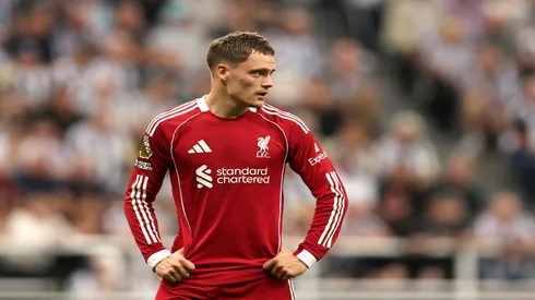 Florian Wirtz sofre com adaptação no Liverpool e pode ser envolvido em troca com o Real Madrid. Foto: George Wood/Getty Images