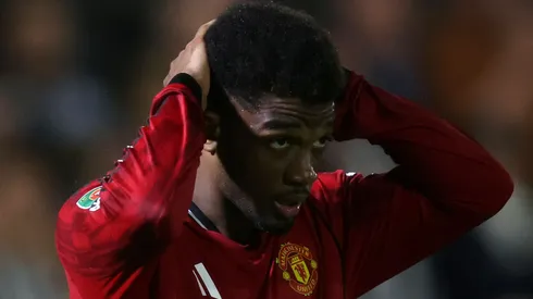 Kobbie Mainoo cada vez mais perto de deixar o United. Foto: George Wood/Getty Images