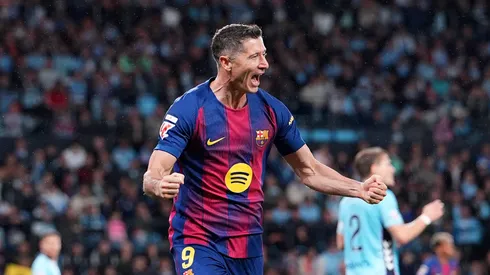 Lewandowski pode ser a nova estrela do Inter Miami na MLS. Foto: Jose Manuel Alvarez Rey/Getty Images