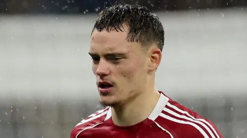 Nagelsmann culpa Arne Slot pelo insucesso de Florian Wirtz no Liverpool. (Photo by Carl Recine/Getty Images)