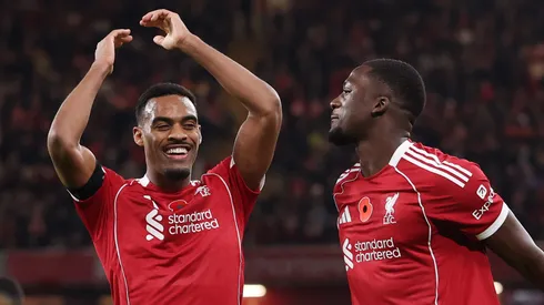 Liverpool busca saída de Konaté em 2026. (Photo by Carl Recine/Getty Images)