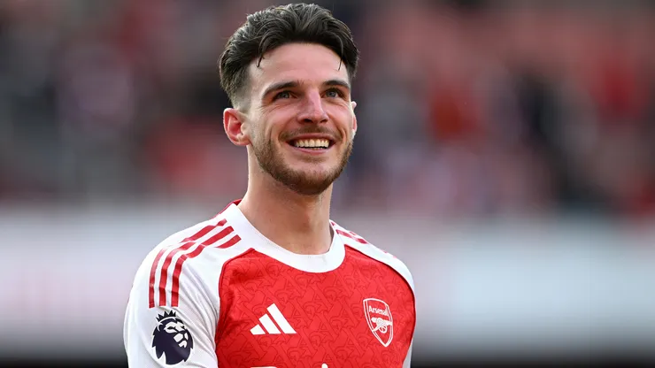 Declan Rice vê transferência ao Real Madrid com bons olhos e pode deixar o Arsenal (Foto: Shaun Botterill/Getty Images)