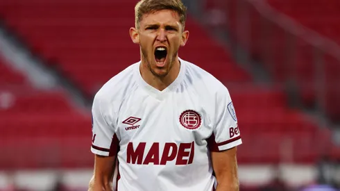 Rodrigo Castillo, jogador que fez o gol contra Universidad de Chile e que garantiu o time na final da Sul-Americana (Foto: Marcelo Hernandez/Getty Images)